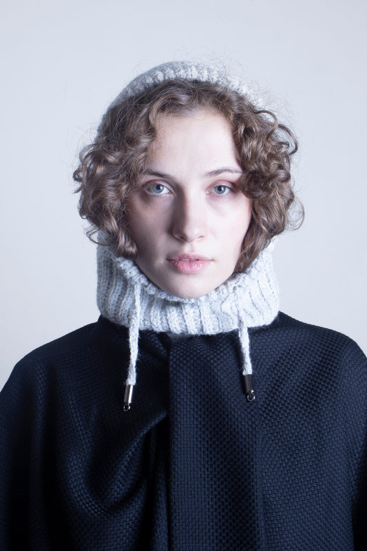 Hand-Crocheted Balaclava – Alpaca Merino Silk Blend