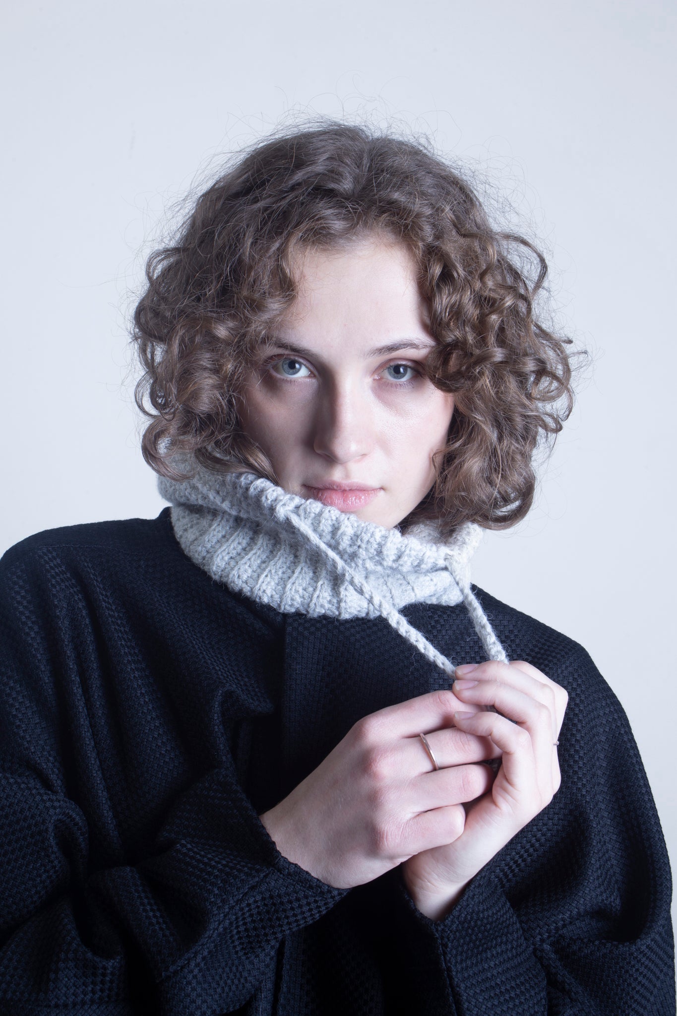 Hand-Crocheted Balaclava – Alpaca Merino Silk Blend