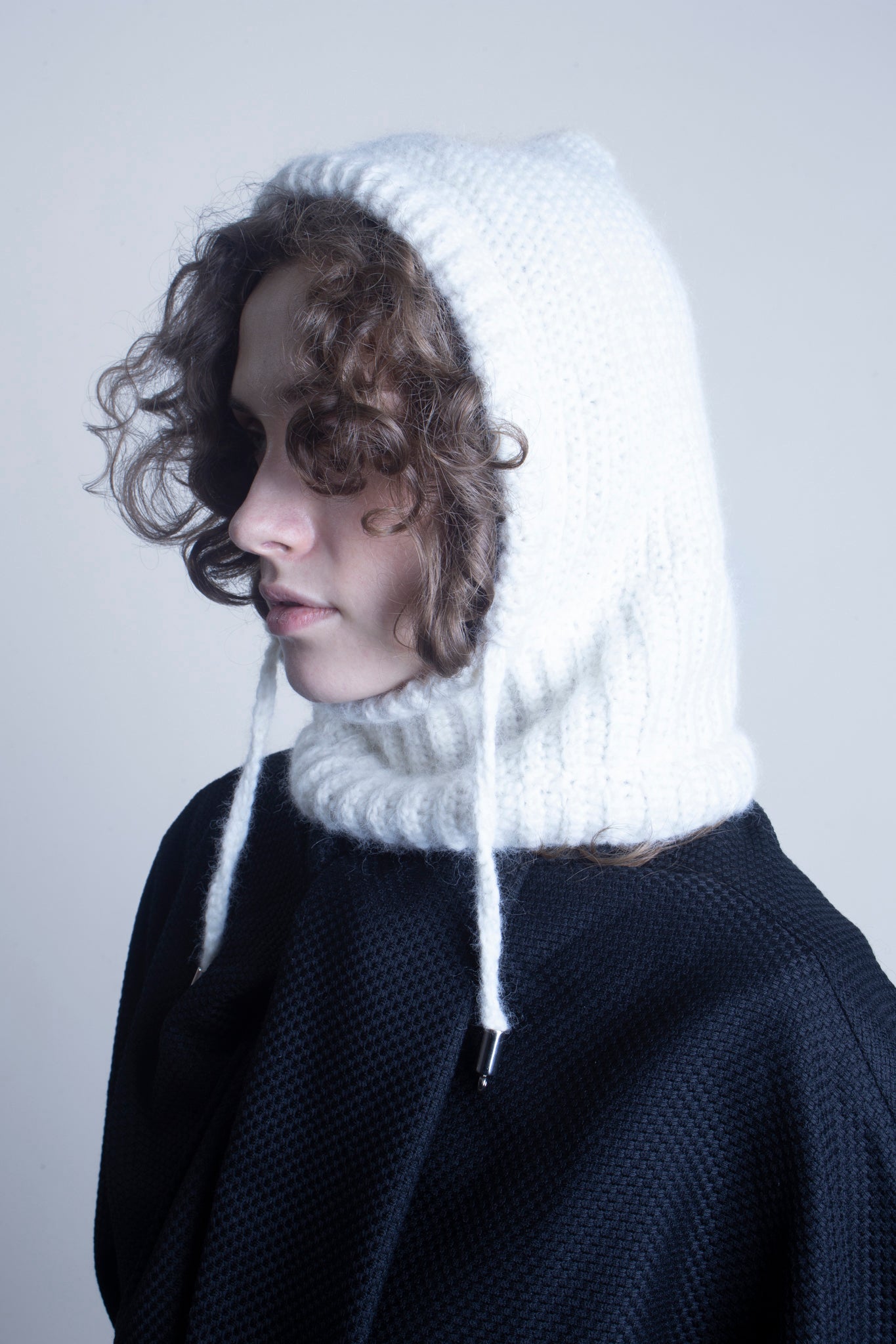 Hand-Crocheted Balaclava – Alpaca Merino Silk Blend