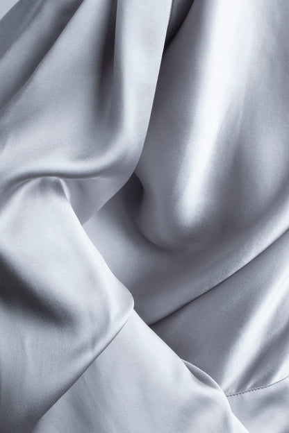 Silk blouse in Silver