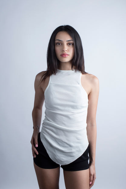 Ribbed cotton Tank-top
