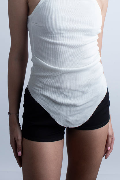 Ribbed cotton Tank-top