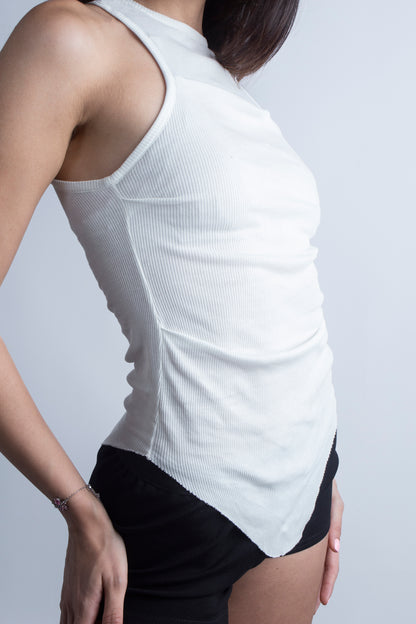 Ribbed cotton Tank-top