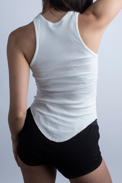 Ribbed cotton Tank-top